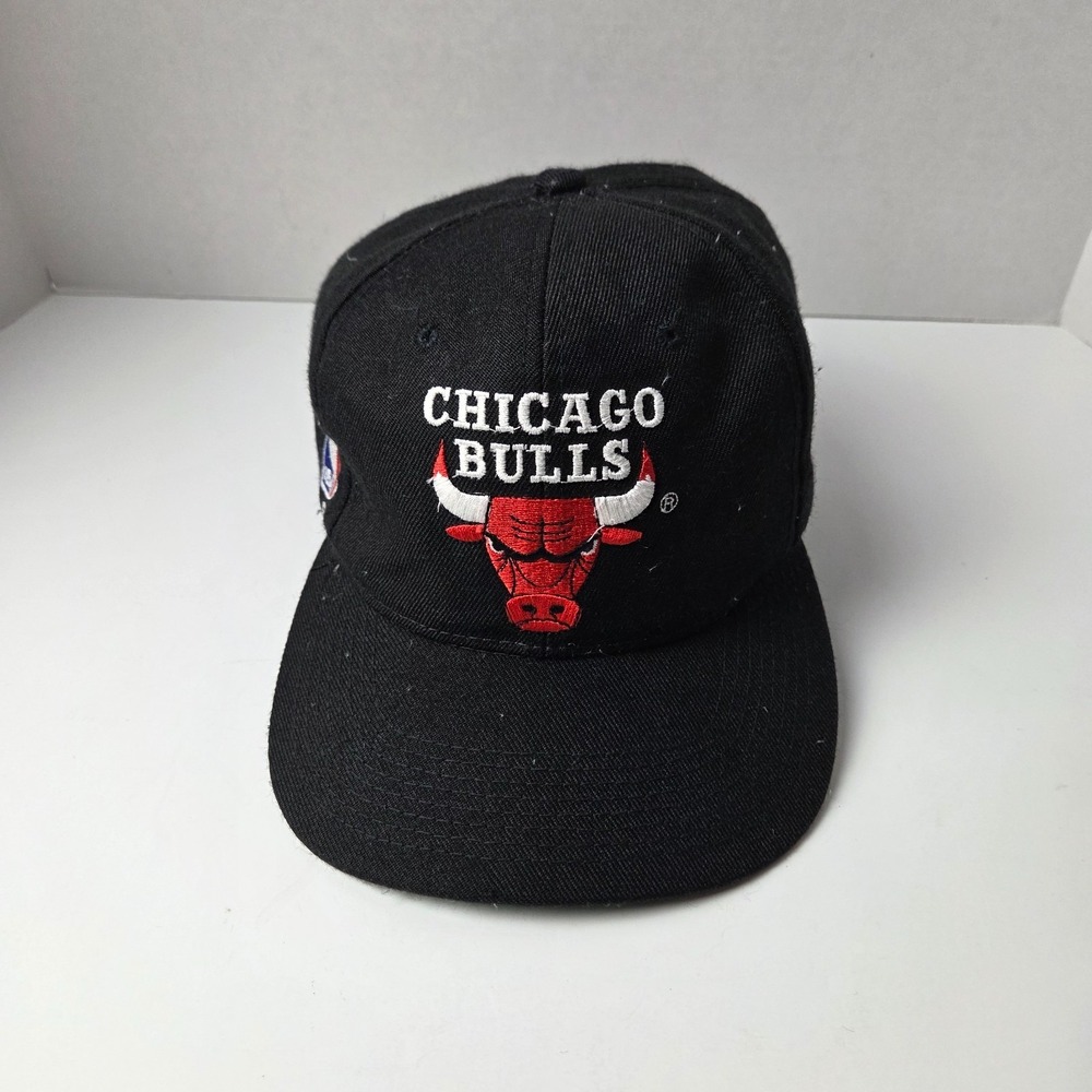 Vintage Chicago Bulls Hat Cap Snapback Sports Specialties Plain Logo‎ 90s NBA